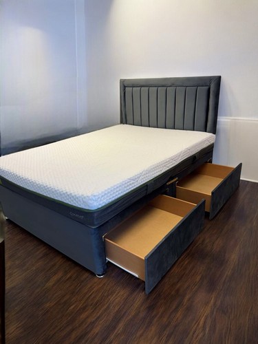 Double divan bed - base, 4ft,4ft6