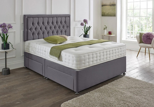 Plush memory foam divan - plush, bed