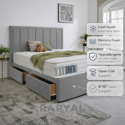 Luxury divan bed set - luxury, with