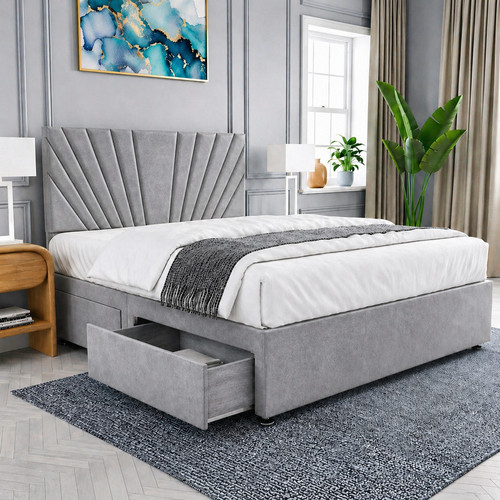 Plush divan bed - divan, with
